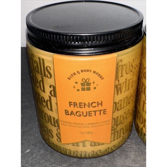 2 NEW BATH & BODY WORKS FRENCH BAGUETTE SCENTED CANDLE SINGLE WICK 7 OZ … - Picture 3 of 14